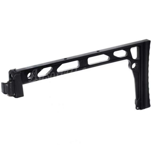 Crosse à plaque de couche 5KU 206 mm style SS-8 pour fusils D-Boys GHK LCT CYMA AK Series Airsoft Noir