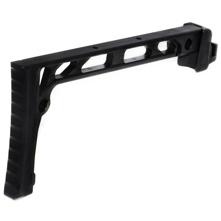 Crosse à plaque de couche 5KU 206 mm style SS-8 pour fusils D-Boys GHK LCT CYMA AK Series Airsoft Noir