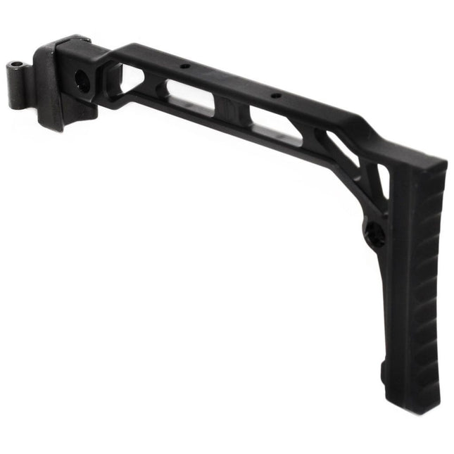 Crosse à plaque de couche 5KU 206 mm style SS-8R pour fusils D-Boys GHK LCT CYMA AK Series Airsoft Noir