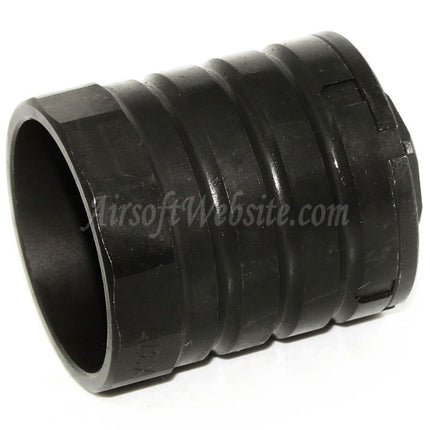 Cache-flamme 5KU 48 mm 360 x 37 avec frein de bouche et bouclier anti-explosion pour fusils à canon fileté antihoraire -14 mm CCW, noir