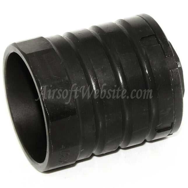 5KU 48mm 360 X37 Muzzle Brake Flash Hider With Blast Shield For -14mm CCW Counter-Clockwise Thread Barrel Rifles Airsoft Black