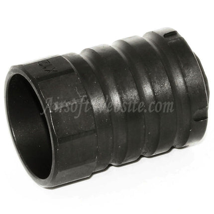 Cache-flamme 5KU 53 mm 360 x 12 avec frein de bouche et bouclier anti-explosion pour fusils à canon fileté antihoraire -14 mm CCW, noir