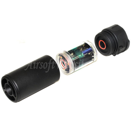 5KU 92mm Mini Suppressor Silencer with Spitfire Tracer For -14mm CCW Counter-Clockwise Thread Barrel Rifles Airsoft