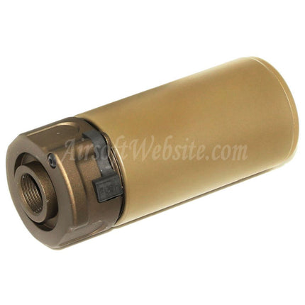 5KU 92mm Mini Suppressor Silencer with Spitfire Tracer For -14mm CCW Counter-Clockwise Thread Barrel Rifles Airsoft