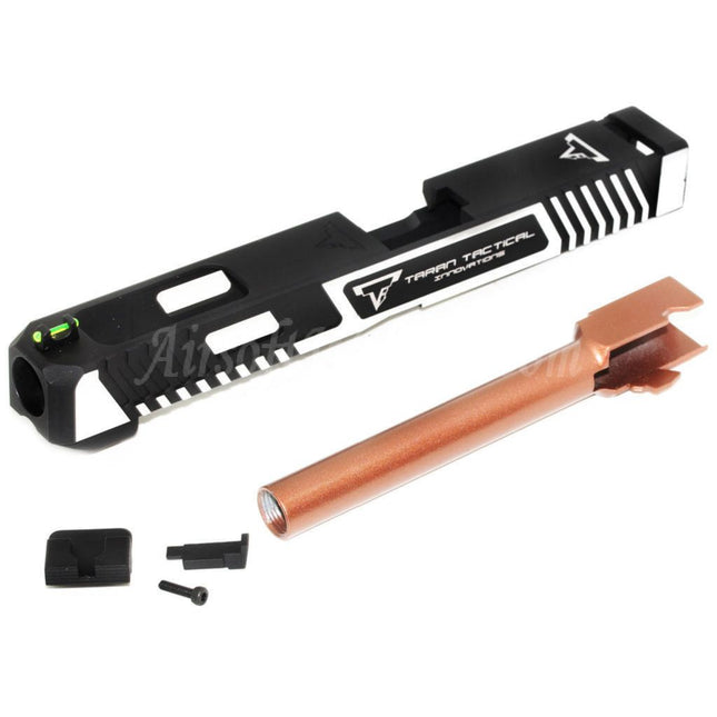 Ensemble de glissières de canon APS EMG TTI CNC Combat Master pour pistolets Elite Force VFC Umarex G17 Gen4 GBB Airsoft