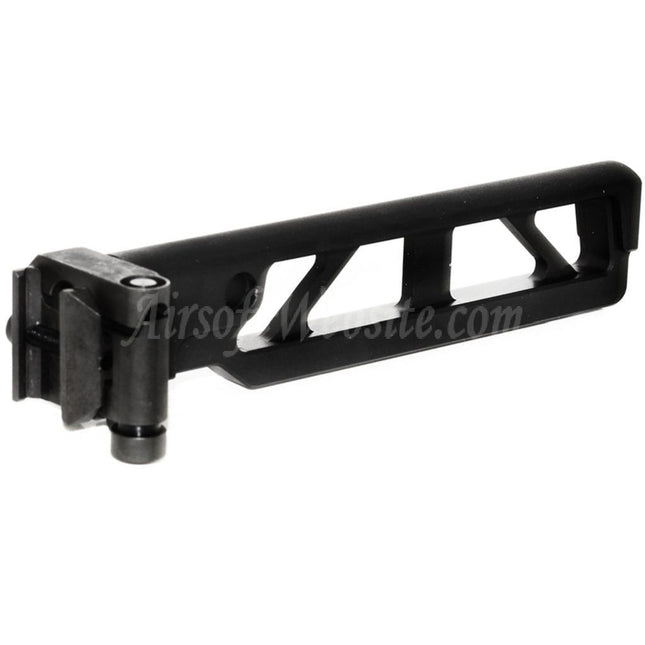Crosse AR M4 5KU 162 mm ST-6 avec mécanisme pliable pour fusils M1913 à rail Picatinny, Airsoft, noir