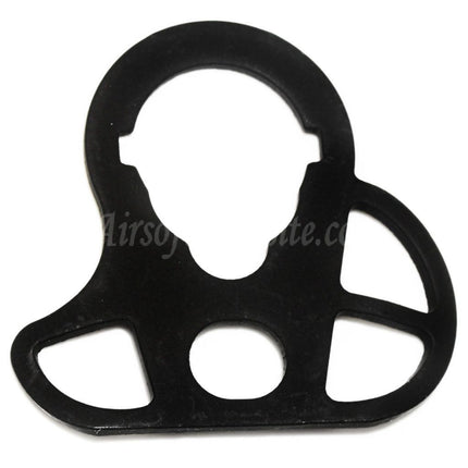 E&C 3-Hole Type Stock Tube Plate For M4 M16 Series AEG Rifles Airsoft Black