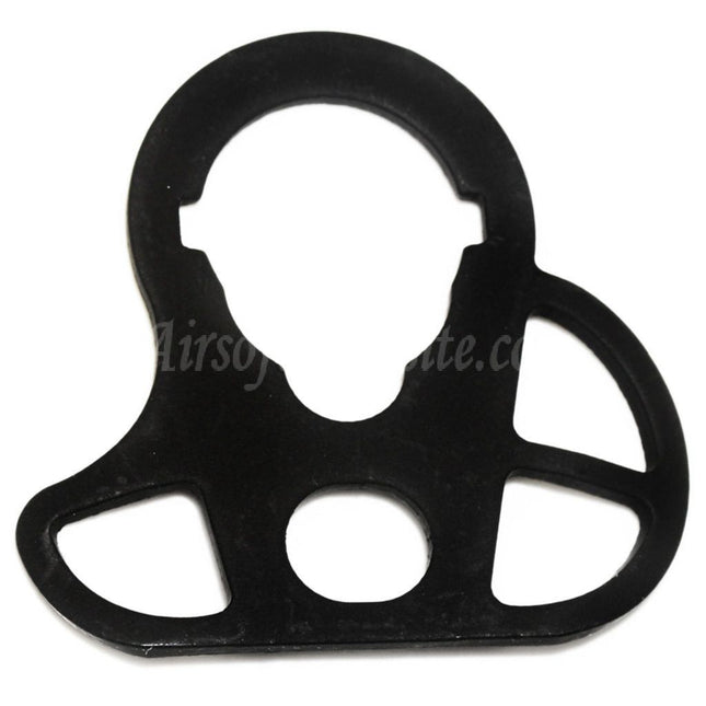 E&C 3-Hole Type Stock Tube Plate For M4 M16 Series AEG Rifles Airsoft Black