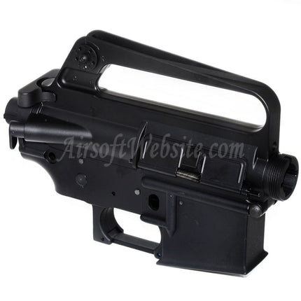 Récepteur supérieur et inférieur en métal E&amp;C M16A1 pour fusils AEG E&amp;C Tokyo Marui M4 M16