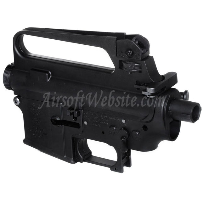 E&C M16A2 Upper Lower Metal Body Receiver For E&C Tokyo Marui M4 M16 Series AEG Rifles Airsoft Black