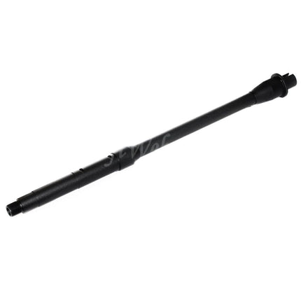 5KU 14.25"/14.5" Aluminium Mid-Length Outer Barrel -14mm CCW Counter-Clockwise Thread For Tokyo Marui M4 MWS GBB Rifles Airsoft Black