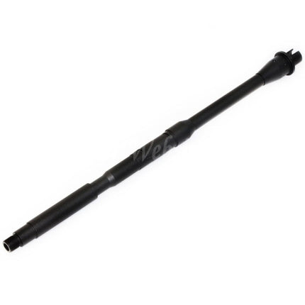 5KU 16" Aluminium Light Weight Carbine-Length Outer Barrel -14mm CCW Counter-Clockwise Thread For Tokyo Marui M4 MWS GBB Rifles Airsoft Black