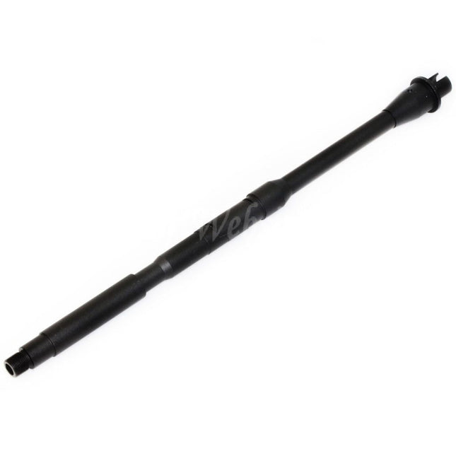5KU 16" Aluminium Light Weight Carbine-Length Outer Barrel -14mm CCW Counter-Clockwise Thread For Tokyo Marui M4 MWS GBB Rifles Airsoft Black