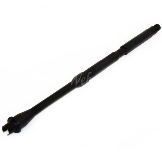 5KU 16" Aluminium Light Weight Carbine-Length Outer Barrel -14mm CCW Counter-Clockwise Thread For Tokyo Marui M4 MWS GBB Rifles Airsoft Black
