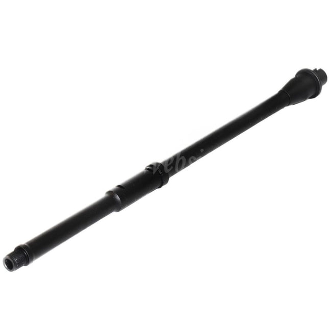 5KU Light Weight 16"/16.25" Aluminium Mid-Length Outer Barrel -14mm CCW Counter-Clockwise Thread For Tokyo Marui M4 MWS GBB Rifles Airsoft Black