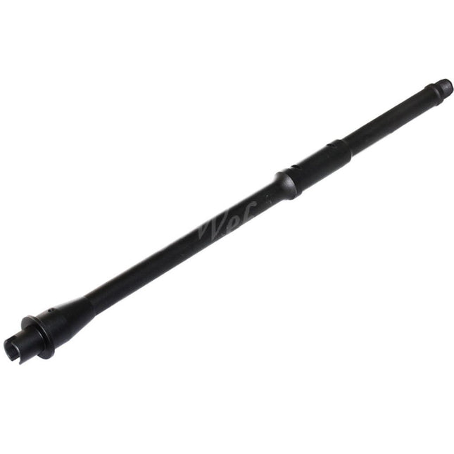 5KU Light Weight 16"/16.25" Aluminium Mid-Length Outer Barrel -14mm CCW Counter-Clockwise Thread For Tokyo Marui M4 MWS GBB Rifles Airsoft Black