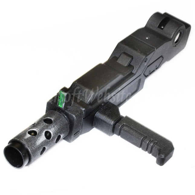 Show Guns Tactical SG RX-79 Gundam Ground Type MG100 Machine Gun Kit with Fire Pig Light Tracer for Action Army AAP-01 Series GBB Pistols Airsoft