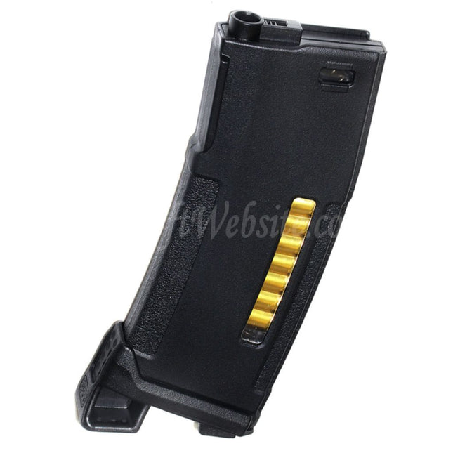 PTS 150rd Mid-Cap Enhanced Polymer Magazine with MAGPOD Base Plate For M4 M16 Series AEG Rifles Airsoft Black
