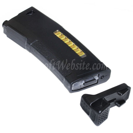 PTS 150rd Mid-Cap Enhanced Polymer Magazine with MAGPOD Base Plate For M4 M16 Series AEG Rifles Airsoft Black