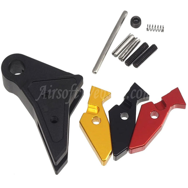 Guns Modify GM SA Flat 6061 Aluminum Adjustable Trigger For Tokyo Marui G17 Series GBB Pistols Airsoft