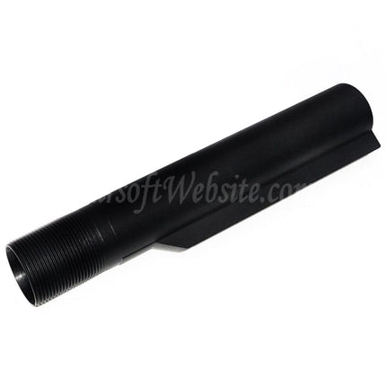 Tube tampon de crosse GM CNC en aluminium 6 positions pour fusils Tokyo Marui M4 MWS série GBB Airsoft, noir