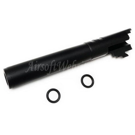 Canon extérieur en aluminium CNC 5KU 5 pouces 123/127 mm + 11 mm CW pour pistolets Armorer Works AW WE-TECH Tokyo Marui Hi-Capa 5.1 GBB Airsoft