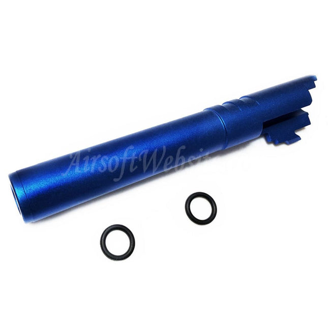Canon extérieur en aluminium CNC 5KU 5 pouces 123/127 mm + 11 mm CW pour pistolets Armorer Works AW WE-TECH Tokyo Marui Hi-Capa 5.1 GBB Airsoft