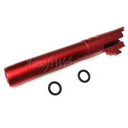 Canon extérieur en aluminium CNC 5KU 5 pouces 123/127 mm + 11 mm CW pour pistolets Armorer Works AW WE-TECH Tokyo Marui Hi-Capa 5.1 GBB Airsoft