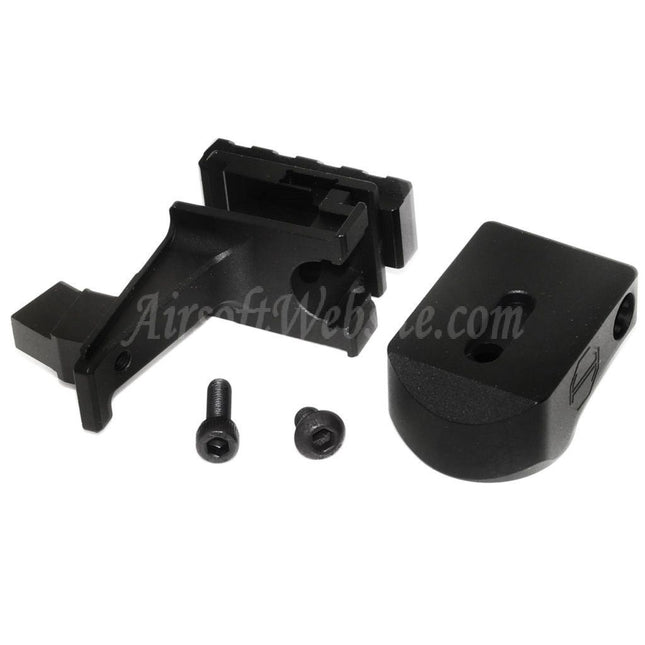 Tube tampon 5KU et rail M1913 20 mm, adaptateur de crosse AK vers M4 pour fusils Tokyo Marui AKM GBB Airsoft, noir