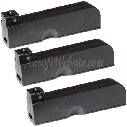 APS EMG 3pcs 30rd Magazine for EMG Barrett Fieldcraft Bolt Action Sniper Rifles Airsoft Black