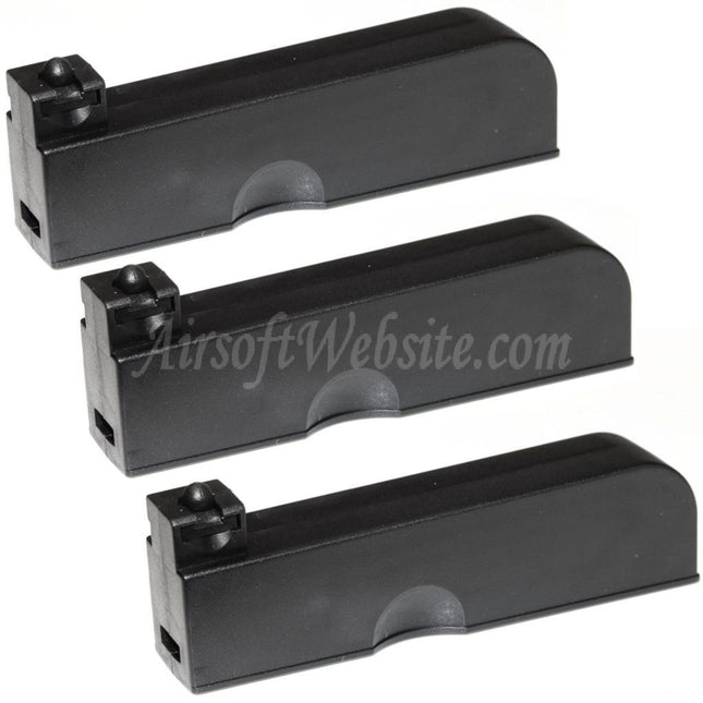 APS EMG 3pcs 30rd Magazine for EMG Barrett Fieldcraft Bolt Action Sniper Rifles Airsoft Black