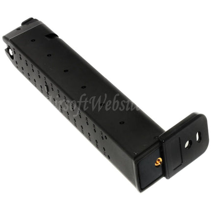 King Arms 30rd Gas Magazine for G17 G18C G34 G35 G-Series GBB Pistols Airsoft Black