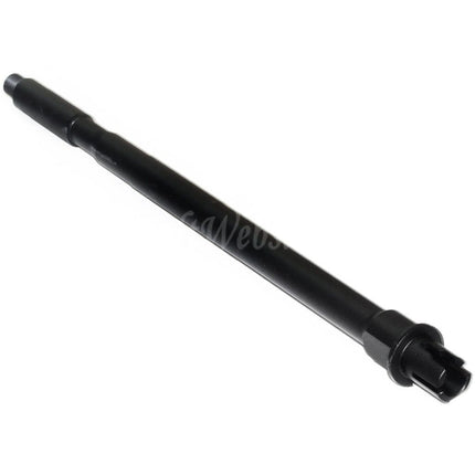 Battleaxe 360mm/375mm M4A1 Outer Barrel -14mm CCW Counter-Clockwise Thread For Tokyo Marui M4 MWS GBB Rifles Airsoft Black