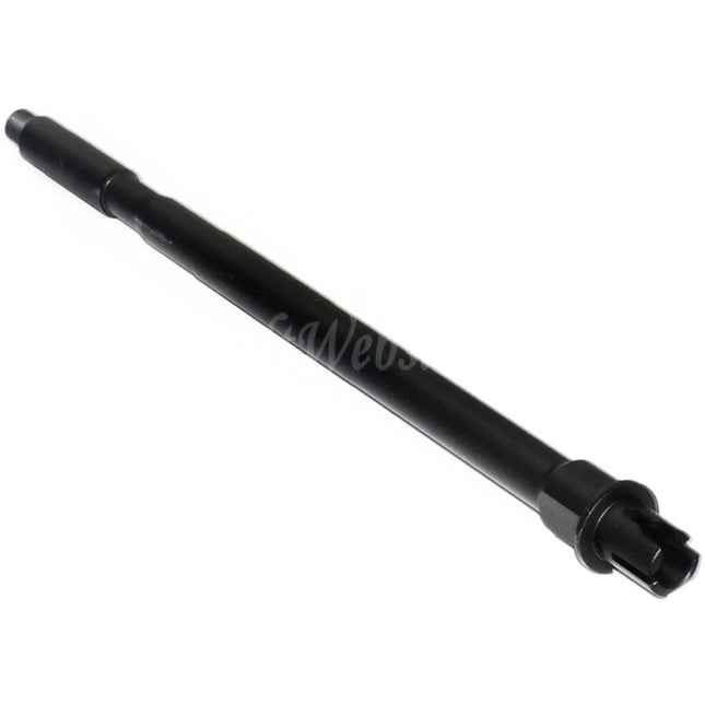 Battleaxe 360mm/375mm M4A1 Outer Barrel -14mm CCW Counter-Clockwise Thread For Tokyo Marui M4 MWS GBB Rifles Airsoft Black