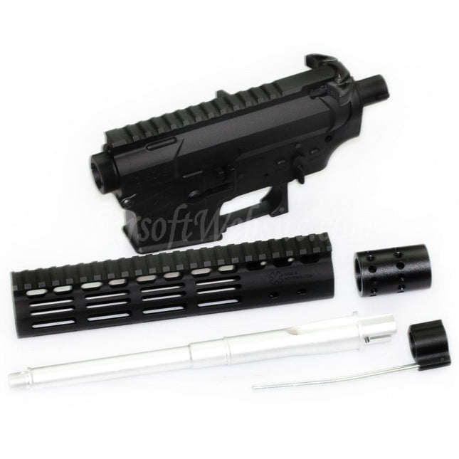 E&C Devgru N4 Upper Lower Metal Body Receiver M-Lok Rail Handguard System Set For E&C Tokyo Marui M4 M16 Series AEG Rifles Airsoft