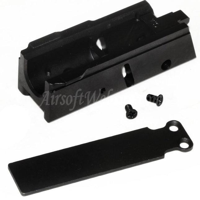 Base avant en acier CNC GM modifiée pour pistolets Tokyo Marui G17 et G18C GBB Airsoft
