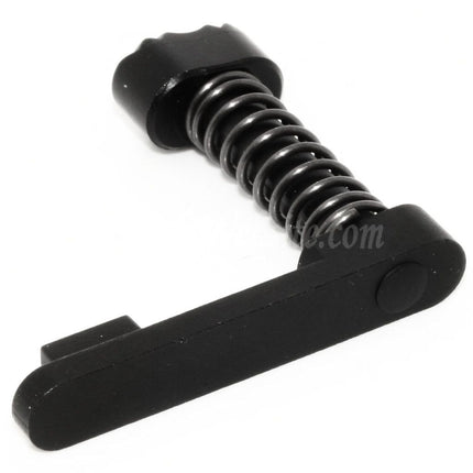 Levier de déverrouillage de chargeur en acier Guns Modify GM EVO pour fusil Tokyo Marui M4 MWS, noir
