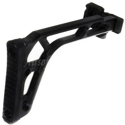 Crosse pliante 5KU 227 mm avec interface 1913 pour fusils AEG MCX/MPX, noir