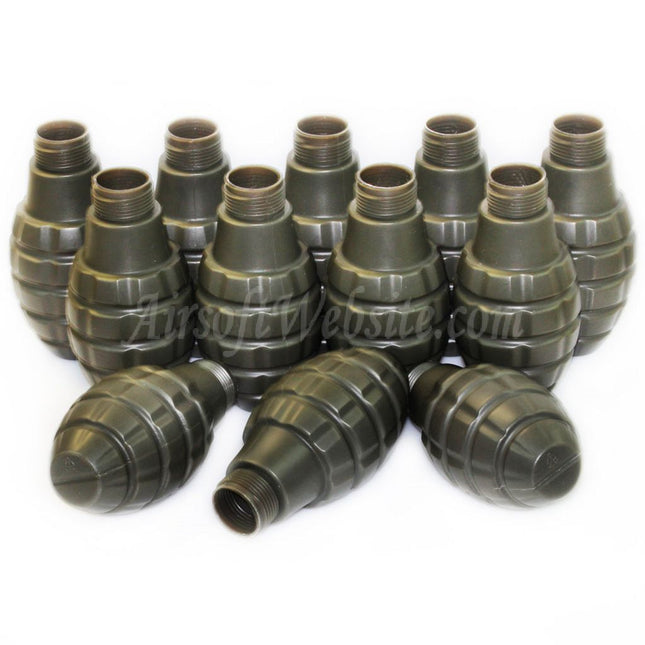APS HAKKOTSU Lot de 12 grenades sonores CO2 Thunder B en forme de coquille d'ananas avec noyau