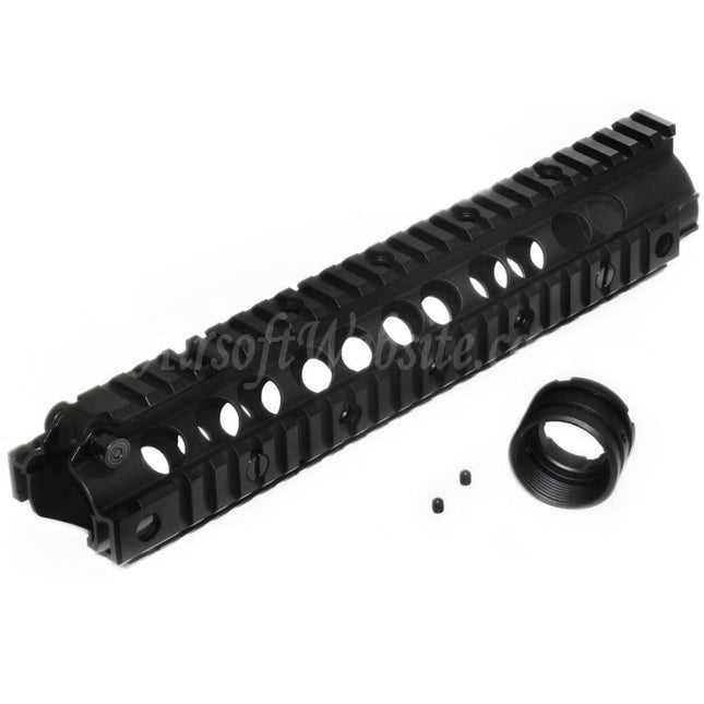 Garde-main CYMA 273 mm SR16 URX RAS, système de rails à 4 côtés pour fusils AEG CYMA Tokyo Marui M4 M16, noir