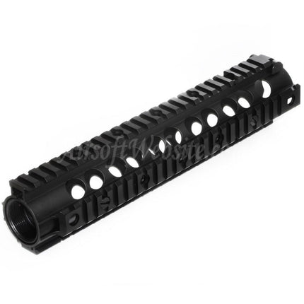 CYMA 273mm SR16 URX RAS Handguard 4-Sides Rail System for CYMA Tokyo Marui M4 M16 Series AEG Rifles Airsoft Black