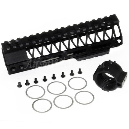 Système de rail de garde-main CYMA 185 mm 7 pouces M-LOK RAS pour fusils AEG CYMA VFC GHK Tokyo Marui M4 M16 série Airsoft noir