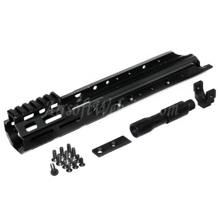Airsoft Website CNC Aluminum 300mm KC Style MREX M-LOK Handguard Rail System For Double Bell BY-805 VFC WE-Tech Tokyo Marui SCAR Series AEG GBB Rifles