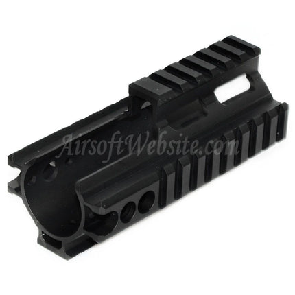 Système de rail de garde-main à 4 côtés en aluminium CNC de 125 mm pour fusils AEG GBB à double cloche BY-805 VFC WE-Tech Tokyo Marui SCAR Series