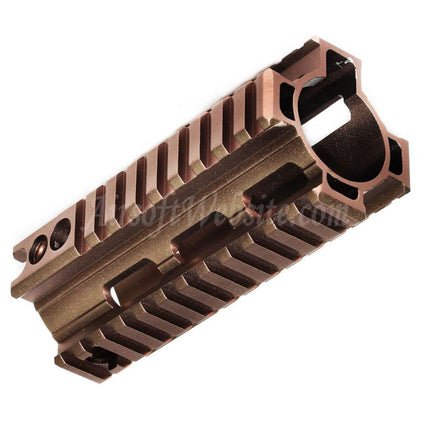 Système de rail de garde-main à 4 côtés en aluminium CNC de 125 mm pour fusils AEG GBB à double cloche BY-805 VFC WE-Tech Tokyo Marui SCAR Series