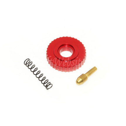 Roue de réglage du hop-up en aluminium CNC pour fusils GM Tokyo Marui série M4 MWS GBB Airsoft