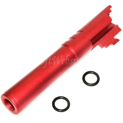 Canon extérieur 5KU 4,3 pouces en aluminium CNC + 11 mm CW pour pistolets Tokyo Marui Hi-Capa 4,3 GBB Airsoft