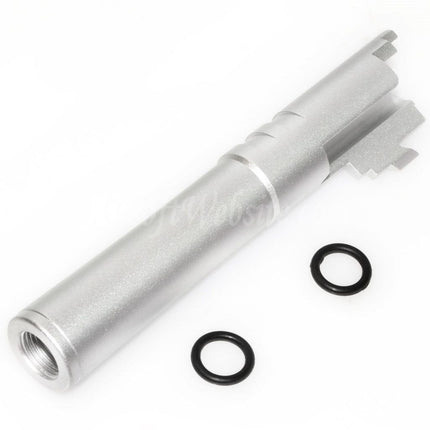 Canon extérieur 5KU 4,3 pouces en aluminium CNC + 11 mm CW pour pistolets Tokyo Marui Hi-Capa 4,3 GBB Airsoft