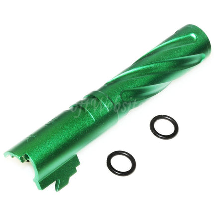 Canon extérieur spiralé 5KU 4,3 pouces en aluminium CNC style Tornado + 11 mm CW pour pistolets Tokyo Marui Hi-Capa 4,3 GBB Airsoft