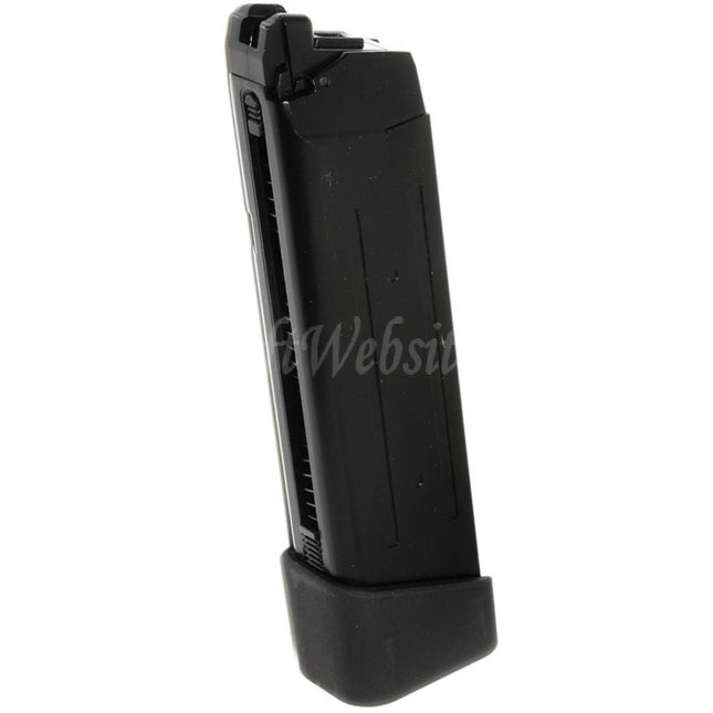 APS TTI 23rd Gas Magazine with Thick Base for G17 G18C G-Series GBB Pistols Airsoft Black